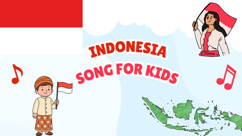 Preview of Indonesia Song for Kids | Geography Video, MP3 & Lyrics PDF