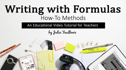 Preview of Writing Formulas, Tips, Strategies, and Benefits, Video for Teachers