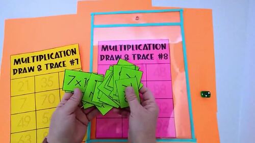 Multiplication Center Game for 3rd, 4th, and 5th Grade | Fact Fluency ...