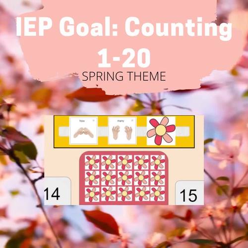 PECS for NonVerbal Numbers 1-20 (Multiple Trials for Data) by IEP Goals ...