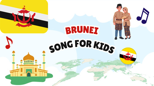 Preview of Brunei Song for Kids | Learn About Brunei | Asia Geography Music Video + Lyrics