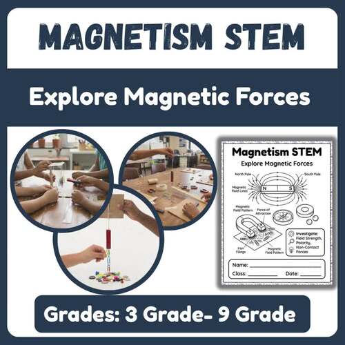 Magnetism STEM - Explore Magnetic Forces | Force and Motion or Physics ...
