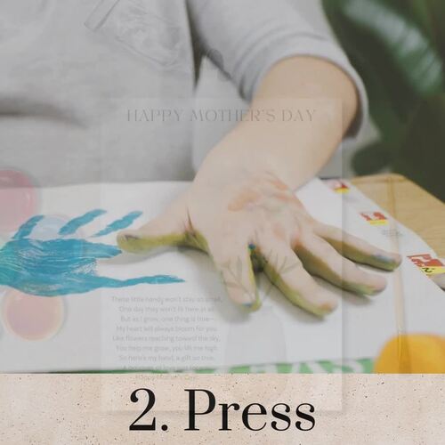 Mothers Day Poem Handprint Flower Bouquet Craft Toddler Parent Gift ...