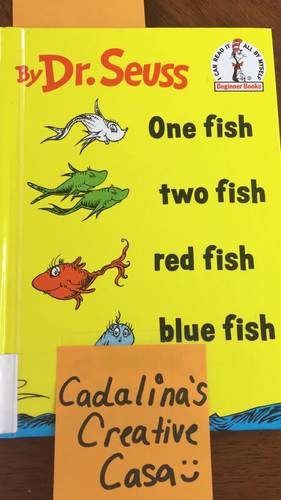 Preview of One Fish Two Fish Red Fish Blue Fish By Dr. Seuss Book Read Aloud
