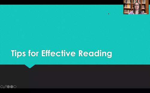 Preview of Tips for Effective Reading Video