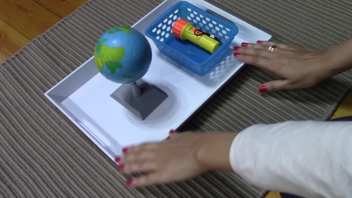 Preview of Montessori Day and Night Presentation (Concrete)