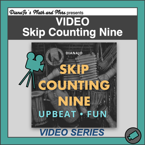 Preview of Skip Counting by 9 | Multiplication Facts Video | Middle School Math