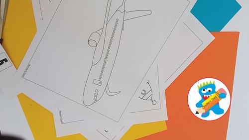 Transportation Preschool Worksheets Cut & Paste Activities Kindergarten ...