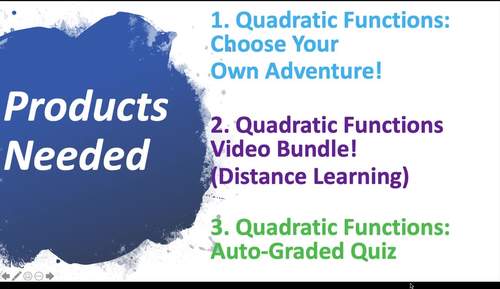 Quadratic Functions Bundle 2