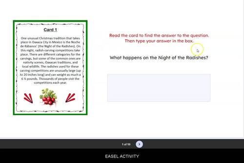 Christmas Around the World Activity Scavenger Hunt with Easel Option ...