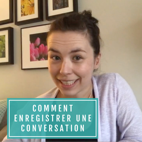 comment enregistrer une conversation sur tel portable