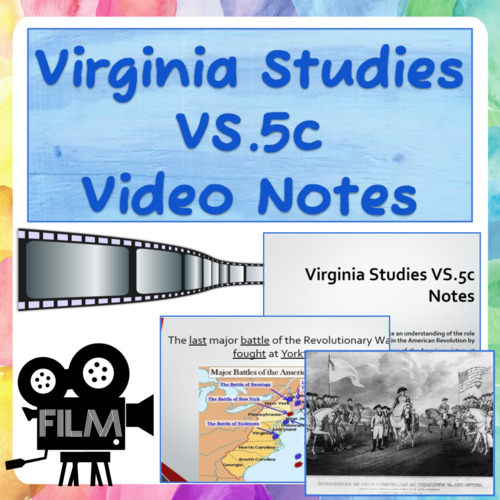 Preview of Virginia Studies VS.5c Notes Recording