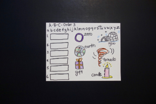 Preview of Let's Draw A-B-C-Order!   (3)