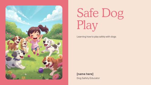 Playing With Dogs the Safe Way – Autism-Friendly Social Story by ABA ...