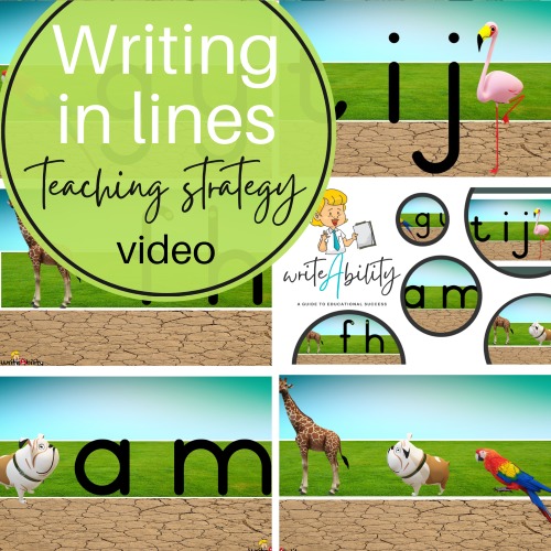 Preview of Educational Video: Writing in lines