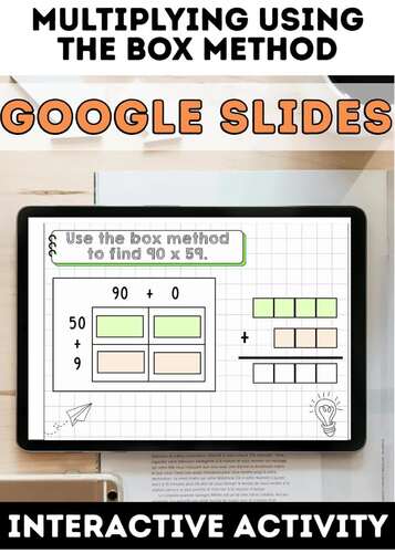 Multiplying 2-Digit Numbers with the Box Method | Google Slides Activity