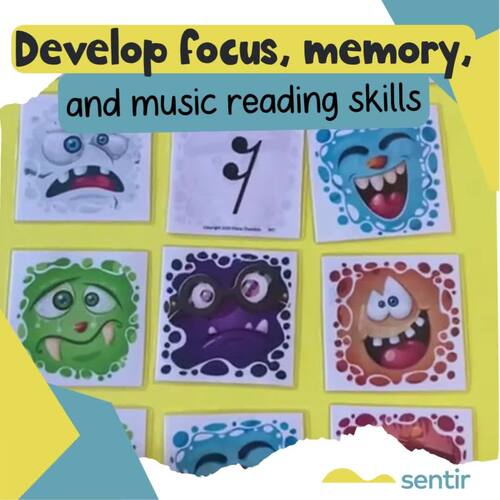 Monster-Themed Music Memory Game – Note Values & Rests | Fun Rhythm ...