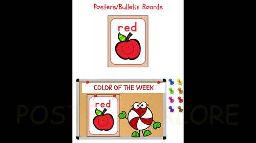 Learn Colors and Color Words Worksheets and Activities BUNDLE Preschool