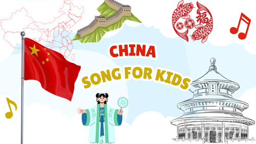 Preview of China Song for Kids | Geography, Culture & Landmarks | Country Study Music