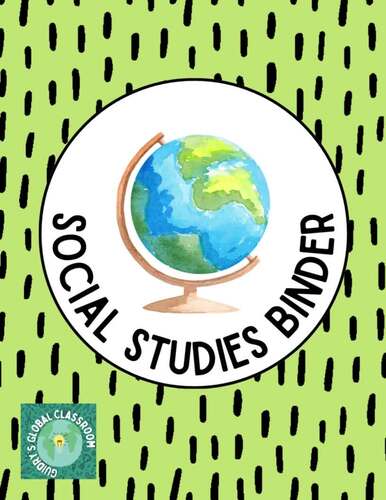 6th Grade Social Studies World Cultures Teacher Binder | TPT