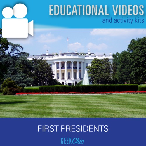 Preview of President's Day American History First Presidents Video + Activities Kit!
