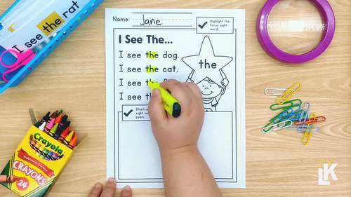 Sight Word Practice - Mega Bundle by Lyndsey Kuster | TPT