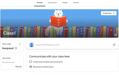 Animated Google Classroom Headers (Bookish) Banners - Distance Learning