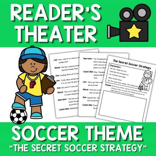 Reading Activity Soccer Theme | Readers Theater Skit Play | Fun ELA ...
