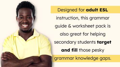 Regular Simple Past Tense Grammar Guide with Worksheets for Adult ESL