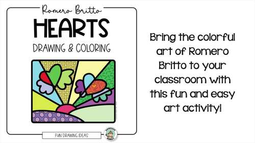 Romero Britto Inspired Heart - Grades K-2 - Art Studio 4 Kids