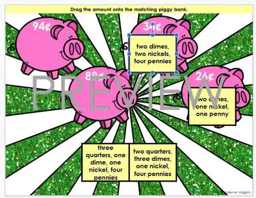 Money Interactive Notebook (Google Classroom & PDF) Distance Learning