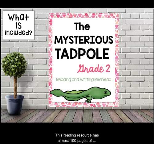 the-mysterious-tadpole-journeys-second-grade-week-26-tpt