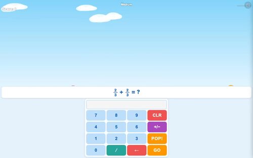 4th Grade Computation Math Game | Math Center Chromebook by Kick My Math