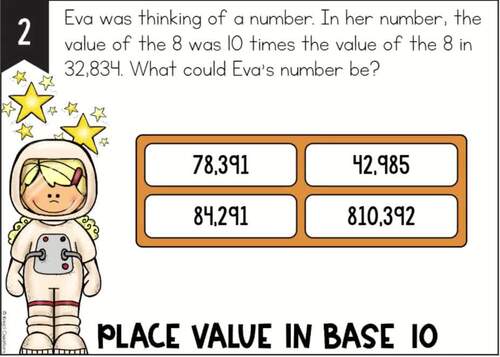 4th Grade Math Full Year Review Digital Boom Cards - Test Prep Activity