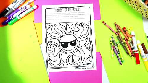 Summer ARTivity Booklet | Summer Art Activities, Worksheets, Art Lessons