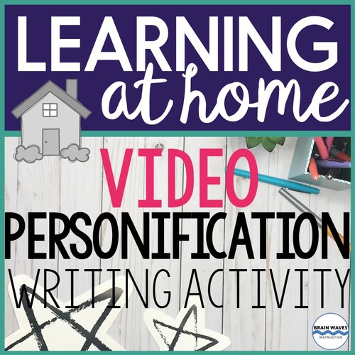 Preview of Distance Learning Creative Writing Activity Figurative Language Lesson