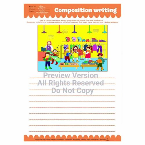COMPOSITION WRITING WORKSHEET | Writing Skills | Creative Story | ESL ...