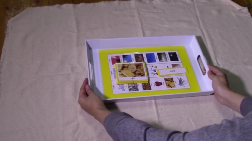 Preview of Montessori States of matter cards (Abstract lesson)