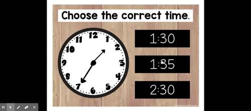 Telling Time Google Slides™ to the Nearest Minute Set 1 | TpT