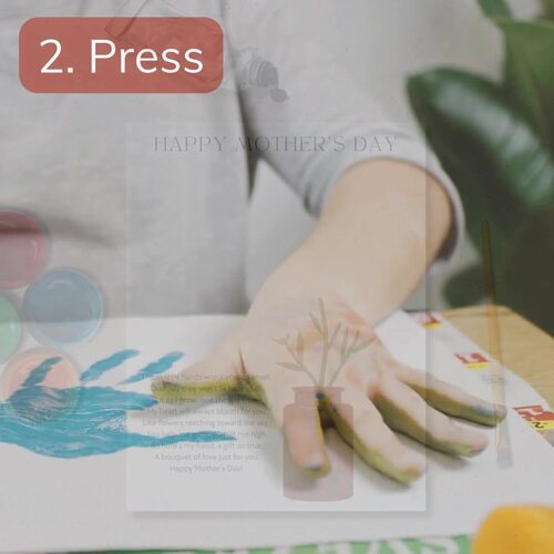 Handprint Flower Bouquet Mothers Day Craft Preschool Mom Poem Art ...