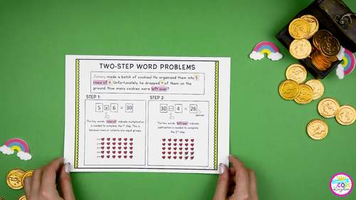 Saint Patrick's Day Project Based Learning - 3rd Grade Math Word Problems