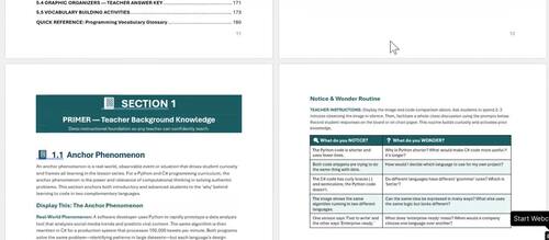 Introduction to Python & C# Curriculum | Grades 5-8 | 8-Week Intensive Full Unit