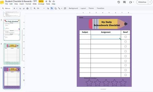 Editable Daily Schedule, Chore Chart & Reward System Bundle by ...