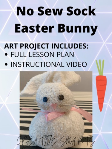 Preview of No Sew Sock Bunny
