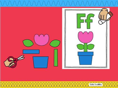 Letter F Alphabet Craft | Uppercase & Lowercase | Preschool Printables