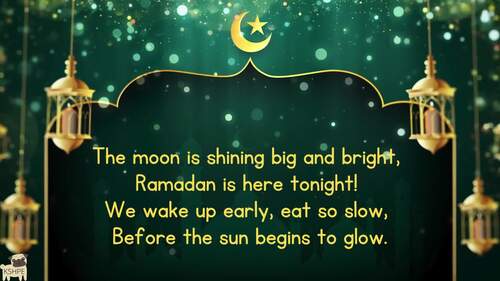 Preview of Music: Ramadan Time Song, Ramadan Songs for Music Classroom