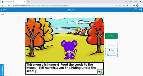 Initial /m/: Feed the Mouse the Seeds. by Creative Speech Language ...