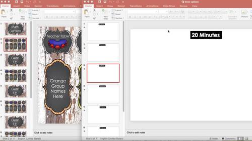 PowerPoint Timer Options