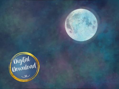 Full Moon, Halloween Digital Papers by Teach Elite | TPT