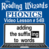 Phonics Video/Easel Lesson - Adding Suffix ING to Words - 